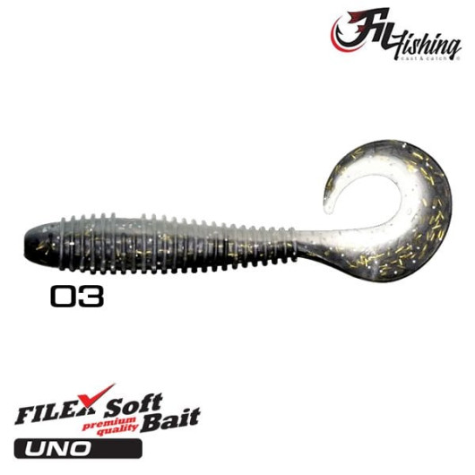 Filex Soft Bait Orak Kuyruklu Silikon Balık 7.5 cm