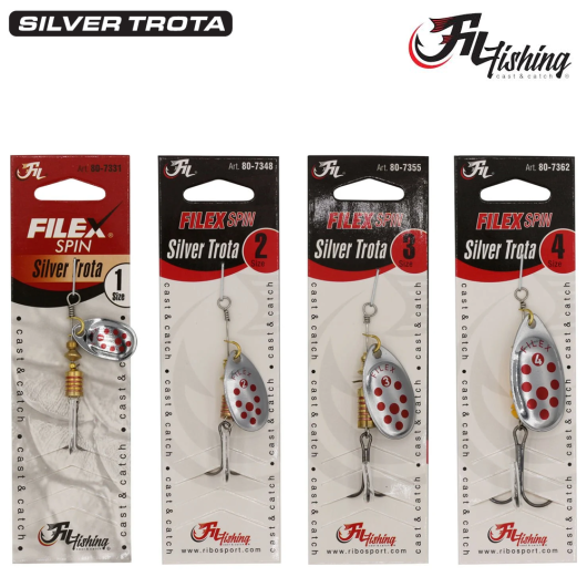 Filex Silver Trota Mepps Döner Kaşık Filex Silver Trota Mepps Döner Kaşık