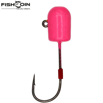 Fishcoin Bomb Jighead Pink Glow 8-2 Gr