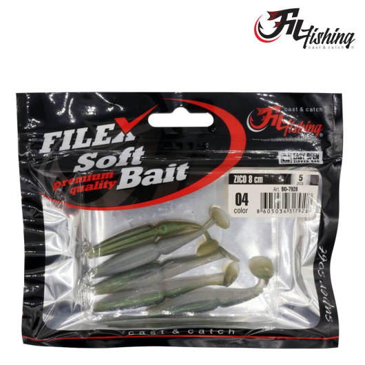 Soft Bait Zico 8Cm (5pcs) Soft Bait Zico 8Cm (5pcs)