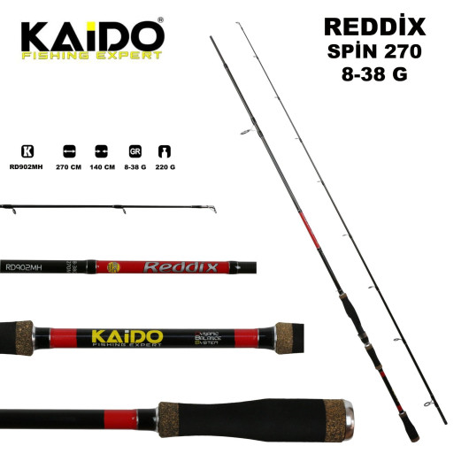 Kaido Reddix 270 Spin Kamışı 8-38 Gr Kaido Reddix 270 Spin Kamışı 8-38 Gr