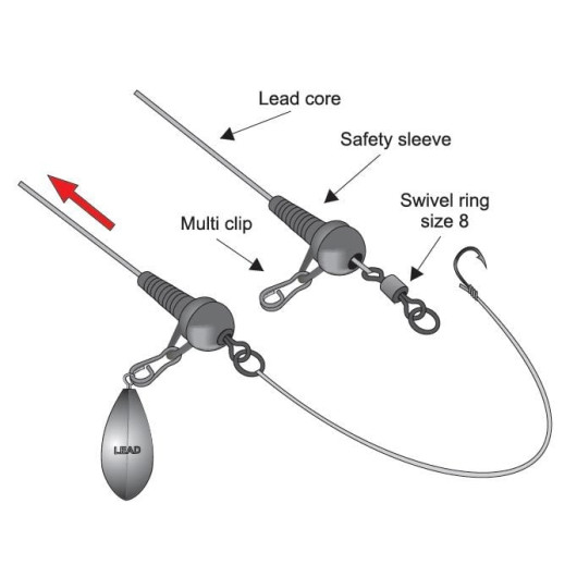 Lead Core Hazır Takım 60 Cm Lead Core Hazır Takım 60 Cm