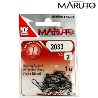 Maruto 2033 Bilyalı Klips Fırdöndü (10Pcs) No Maruto 2033 Bilyalı Klips Fırdöndü (10Pcs) No