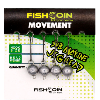 Fishcoin Movement Jighead 8-1.5 gr