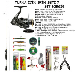 TURNA AVI İÇİN SPİN OLTA SETİ 7