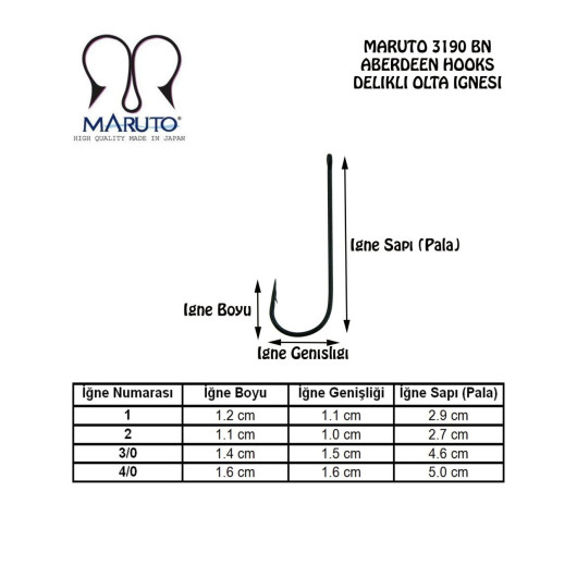 Maruto 3190 Bn İğne (100) Blister