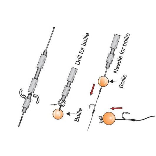 Baiting Hook W.Drill