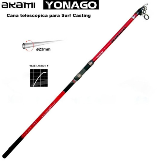 Akami Canna Yonago 420 cm 100-280 Gr Surf Kamışı Akami Canna Yonago 420 cm 100-280 Gr Surf Kamışı