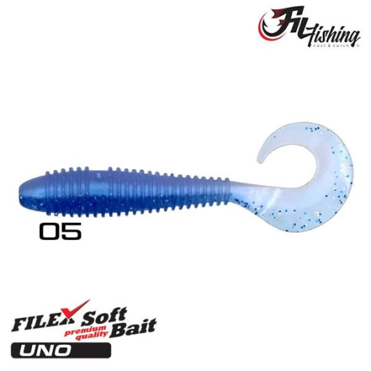 Filex Soft Bait Orak Kuyruklu Silikon Balık 7.5 cm