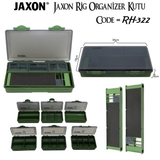 Jaxon Rig Organizer Kutu 35X19X6CM Jaxon Rig Organizer Kutu 35X19X6CM