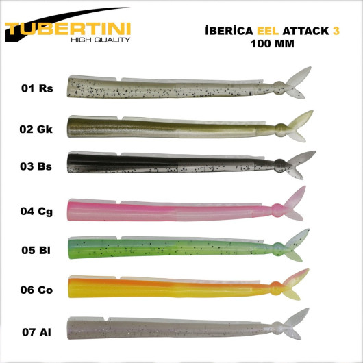 İberica Eel Attack 3 100mm No: İberica Eel Attack 3 100mm No: