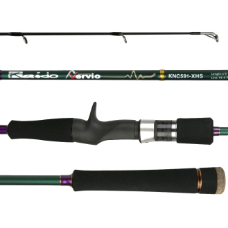 Kaido-Nervio Solid Caron Baitcast Rod KNC601-MHS J