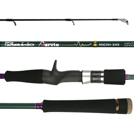 Kaido-Nervio Solid Caron Baitcast Rod KNC601-MHS J Kaido-Nervio Solid Caron Baitcast Rod KNC601-MHS J