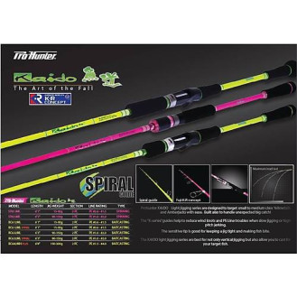 Kaido Light Jigging Rod KS-632ML,6'3',90-150g Pink