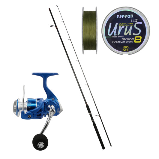 Eurofish Saxon 270 cm 10-40 gr + Eurofish Sentex Blue 3000 Spin Olta Seti Eurofish Saxon 270 cm 10-40 gr + Eurofish Sentex Blue 3000 Spin Olta Seti