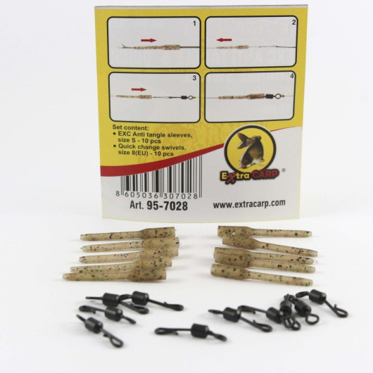 Exc Anti Tangle & Quick Change Swivel/ 10 Sets