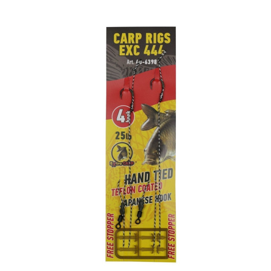 Carp Rig Exc 444, Hook No 4 /2 Rigs Carp Rig Exc 444, Hook No 4 /2 Rigs