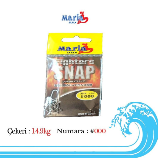 Maria Fighter Snap Maket Balık Klipsi Maria Fighter Snap Maket Balık Klipsi