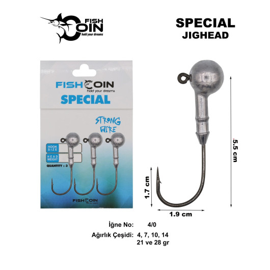 Fishcoin Special Jighead 4/0 28 gr