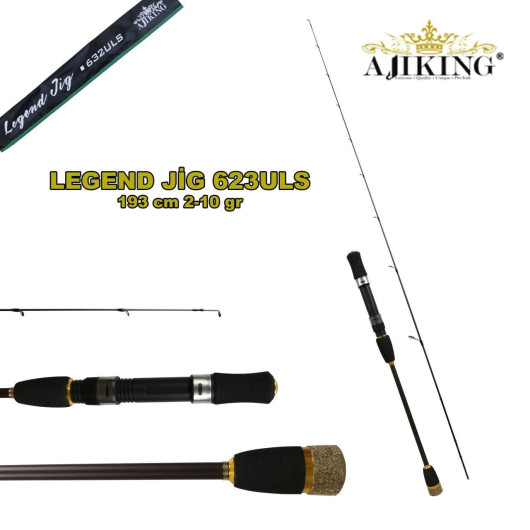Legend Jig Alj-632Uls 193 Cm Kamış 2-10 Gr Legend Jig Alj-632Uls 193 Cm Kamış 2-10 Gr