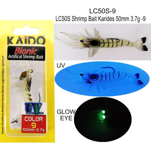 LC50S Shrimp Bait Karides 50mm 3.7gr