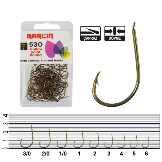 Marlin 530 Bronz İğne Marlin 530 Bronz İğne