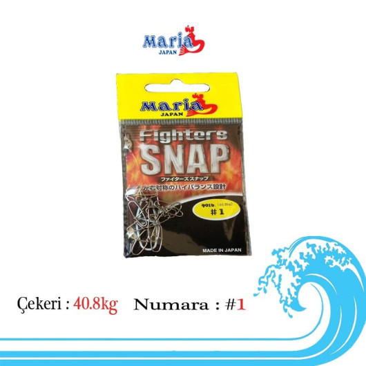 Maria Fighter Snap Maket Balık Klipsi Maria Fighter Snap Maket Balık Klipsi