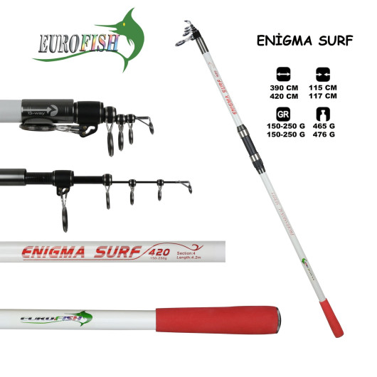 Enigma Surf 150-250 gr Surf Kamışı Red Eurofish Enigma Surf 150-250 gr Surf Kamışı Red Eurofish
