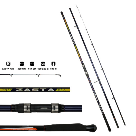 Zasta 420 Surf Kamışı 100-250 g Zasta 420 Surf Kamışı 100-250 g
