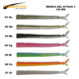 İberica Eel Attack 3 125mm No: İberica Eel Attack 3 125mm No: