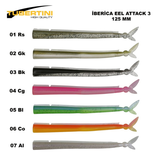 İberica Eel Attack 3 125mm No: İberica Eel Attack 3 125mm No: