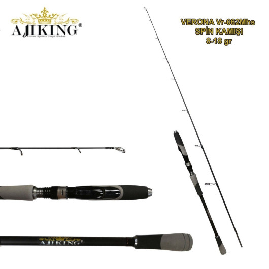Verona Vr-662Mhs Spin Kamışı 8-18 Gr Verona Vr-662Mhs Spin Kamışı 8-18 Gr
