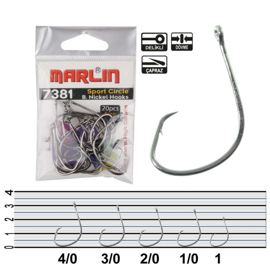 Marlin V7381 Cırcle HC BN İğne Marlin V7381 Cırcle HC BN İğne