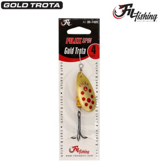 Filex Gold Trota Mepps Döner Kaşık Filex Gold Trota Mepps Döner Kaşık