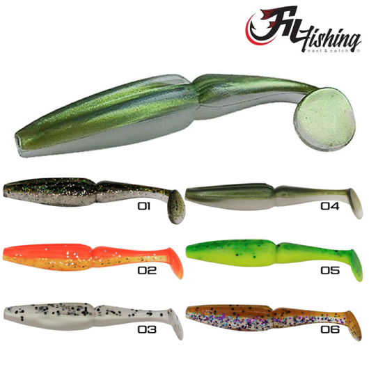 Soft Bait Zico 8Cm (5pcs) Soft Bait Zico 8Cm (5pcs)