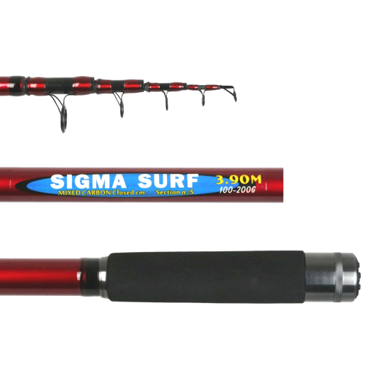 Sigma Surf Olta Kamışı 100-200 Gr Red Sigma Surf Olta Kamışı 100-200 Gr Red