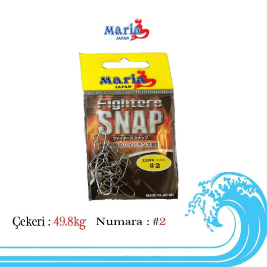 Maria Fighter Snap Maket Balık Klipsi Maria Fighter Snap Maket Balık Klipsi
