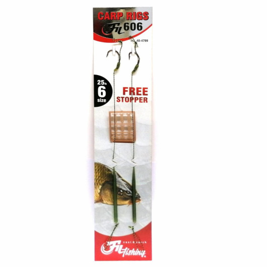Carp Rigs 606 2li Hazır Takım Carp Rigs 606 2li Hazır Takım