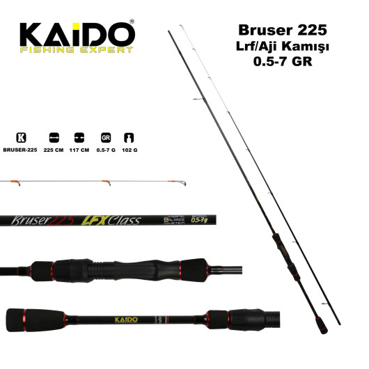 Bruser 225 Cm 0.5-7 Gr Lrf Kamışı Bruser 225 Cm 0.5-7 Gr Lrf Kamışı