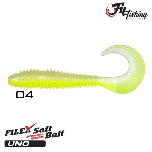 Filex Soft Bait Orak Kuyruklu Silikon Balık 7.5 cm