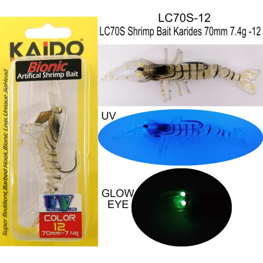 LC70S Shrimp Bait Karides 70mm 7.4gr