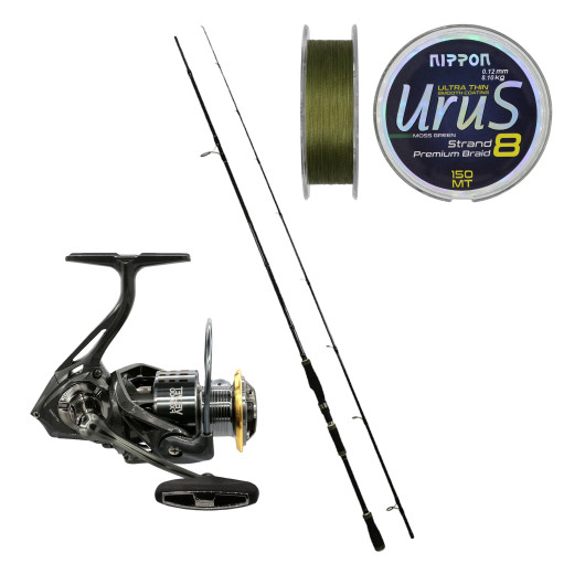 Eurofish Black Mamba 270 cm 8-38 gr + Kaido Velvet 4000 Spin Olta Seti Eurofish Black Mamba 270 cm 8-38 gr + Kaido Velvet 4000 Spin Olta Seti