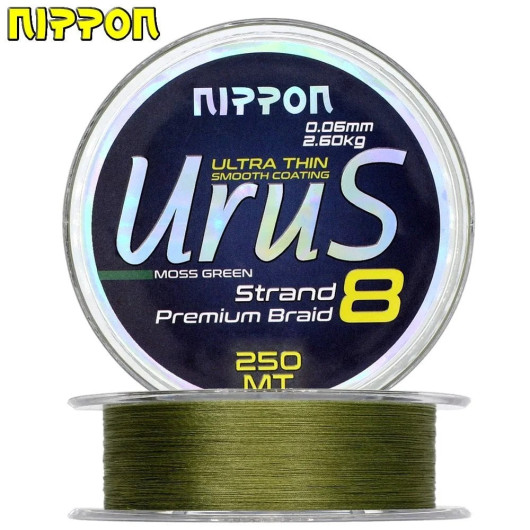 Urus 8X Braid 250 MT Moss Green